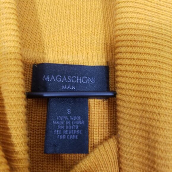 Magaschoni Man 100% Wool Turtleneck Sweater Size S - Picture 2 of 3